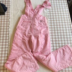 Pink Women's ski bibs